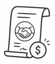 Signed offer with the referral fee paid